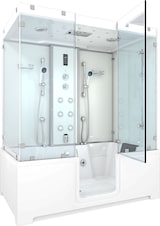 thumbnail of Kombination Badewanne Dusche K88-WS-EH-C-EA Duschtempel 180x100 cm OHNE Zusatzoption