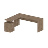 thumbnail of Web Furniture NEW SELINA Scrivania ad Angolo Melaminico 3 Cassetti 160x180cm   Wotan Oak