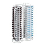 thumbnail of Relaxdays Kapselhalter kompatibel mit Tassimo, Kaffeepadhalter für 32 Kapseln, Kapselspender, HxBxT: 29x18x8,5 cm, weiß