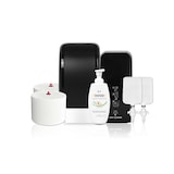 thumbnail of KOMPLETT-SET Toilettenkabine: Toilettenpapierspender + SENSOR Sitzreinigung + Reinigungsschaum + Füllmittel