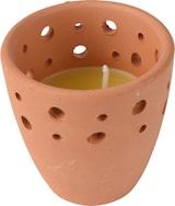 thumbnail of Citronella Kerze 6,5cm Terrakotta Topf Outdoor Duftkerzen Garten Balkon Draußen gegen Mücken Insekten Mückenkerzen Mückenschutz