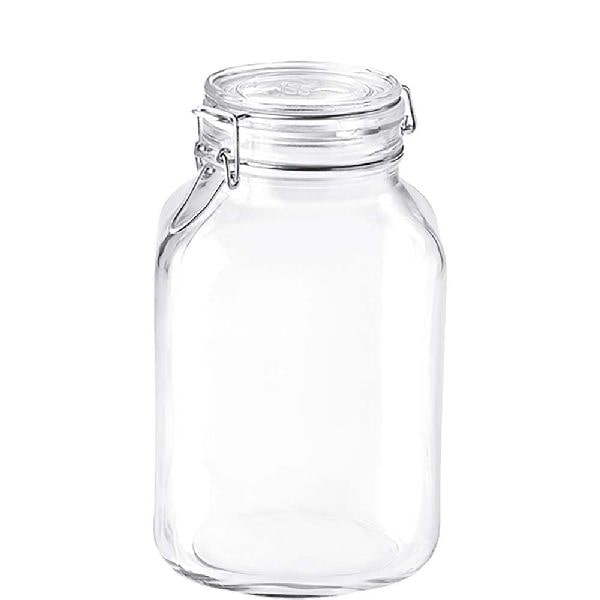 Fido 3000 Vorratsglas quadratisch 300cl - 6 Stück