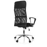 thumbnail of Bürostuhl Chefsessel Schreibtischstuhl PURE NET Netzstoff / Kunstleder schwarz Chrom hjh OFFICE