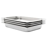 thumbnail of vidaXL Gastronorm bakjes 4 st. GN 1/1 65 mm roestvrij staal