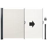 thumbnail of tectake store latéral extensible polyester beige 300x9x160 cm mécanique enroulement facile manivelle