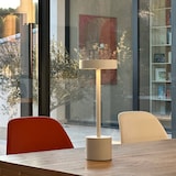 thumbnail of Lumisky ROBY H30CM Kabellose Tischleuchte Stahl Weiss
