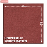 thumbnail of Fallschutzmatte "Play Protect" - Universelle & wetterfeste Bodenschutzmatte mit Drainage / 50 x 50 x 2.5 cm - Rot
