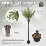 thumbnail of ML-Design – Künstliche Palme – 210 cm | tropische Kunstpflanze im Topf, Kunstbaum wie echt für Wohnzimmer & Büro