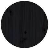 thumbnail of Mesa de centro de madera maciza de pino negro Ø40x60 cm