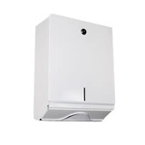 thumbnail of Falthandtuchspender Universal, Metall weiß, für ca. 750 Blatt #90960