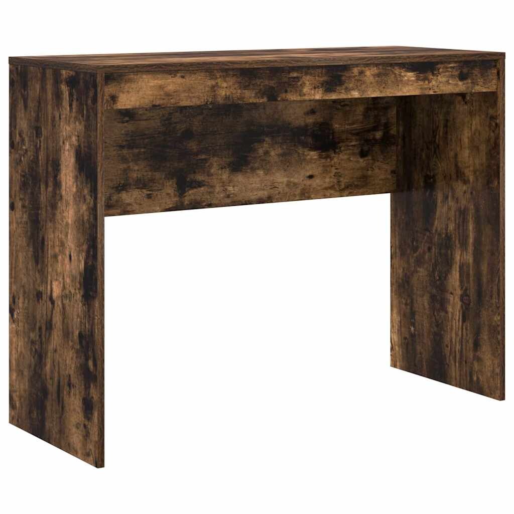 vidaXL Schreibtisch Geräucherte Eiche 100 x 40 x 76 cm