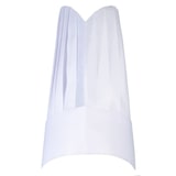 thumbnail of 267 - Einweg Papier-Kochmütze, rund, B 28 x H 30 cm. : weiß Papier (Einweg-Kochmützen)