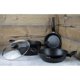 thumbnail of FAGOR Trem de Cozinha Indução de 4 Peças em Alumínio Antiaderente 1 Caçarola, 2 Frigideiras, 1 Tampa Preto 81BAFGVIV04