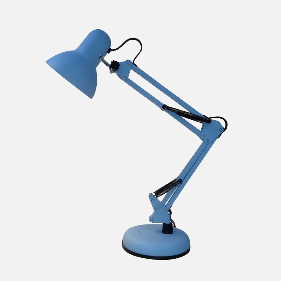 Flexo Arquitecto Sobremesa Viar Articulable Azul
