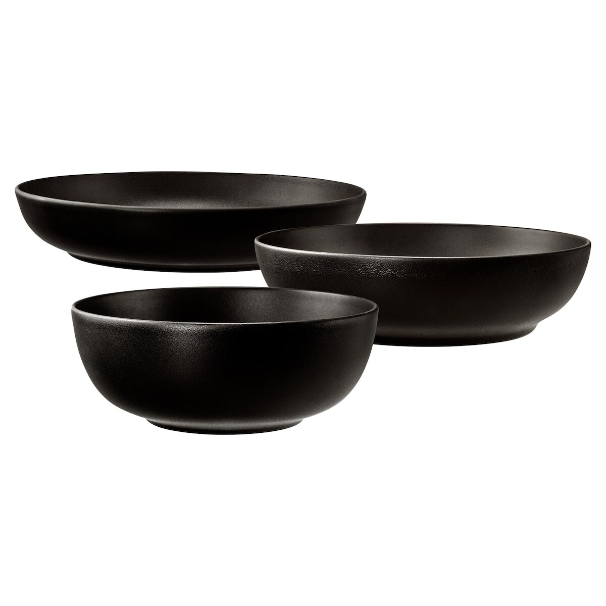 Seltmann Weiden Liberty Velvet Black Foodbowl Set 3-teilig