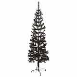 thumbnail of vidaXL Schlanker Weihnachtsbaum Schwarz 150 cm