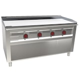 thumbnail of EURAST - Frytop-teppanyaki cd 15 mm elektrisch op standaard - 1600x720x850 mm - 21600 W 400/3V - 32167E55