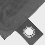 thumbnail of Housse vide de pouf en polyester gris 140 x 120 cm - Oviala