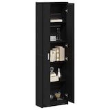 thumbnail of vidaXL Kleiderschrank Schwarz-Eiche 55x25x189 cm Holzwerkstoff