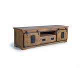 thumbnail of Mueble TV en madera de mango estilo industrial con dos puertas