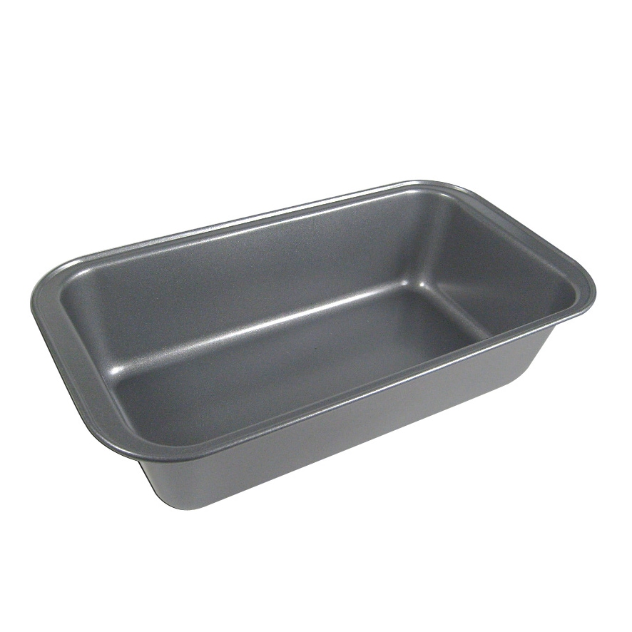 Moule à cake 26 x10 cm en   antiadhésif -  Gris Rectangulaire Acier De Buyer 26.00x10.00 cm