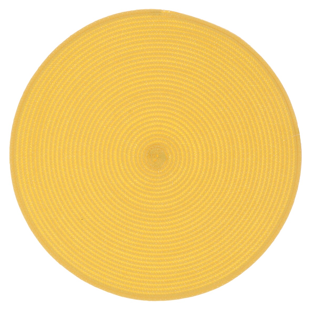 Unique Living Placemat Daisy 38cm Ø soft yellow