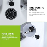 thumbnail of Batidora planetaria 7 litros con 3 ganchos de batido,mezclado y amasado