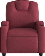 thumbnail of vidaXL Massagesessel Weinrot Stoff