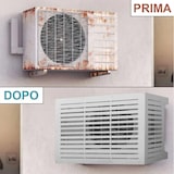 thumbnail of Cubierta para aire acondicionado LINEAR M Cubierta para aire acondicionado de aluminio blanco L86 x P44 x H68 cm