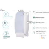 thumbnail of SET: 1x Toilettenpapierspender Doppelrollen Blanc Cosmos + 32 Toilettenpapierrollen Long Life 3L - PRODUKTSET