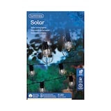 thumbnail of LED Solar Lichterkette Laternen 3,5m Metall Warmweiß