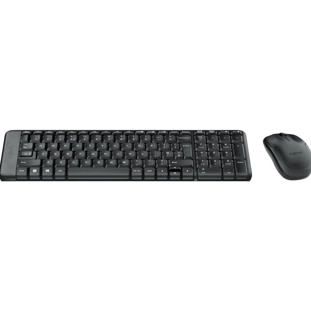 Logitech Wireless Combo MK220 Tastatur-und-Maus-Set drahtlos 2.4 GHz