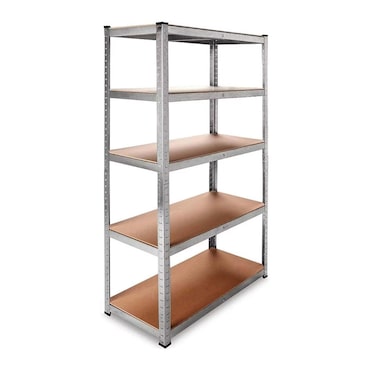Estante Metálica Galvanizada DASCK, 5 Prateleiras, 875 kg (180 x 90 x 40 cm)