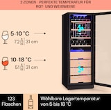 thumbnail of Klarstein Barossa 123 Duo Weinkühlschrank 123 Fl 226 Ltr 2 Zonen Touch-Steuerung Schwarz