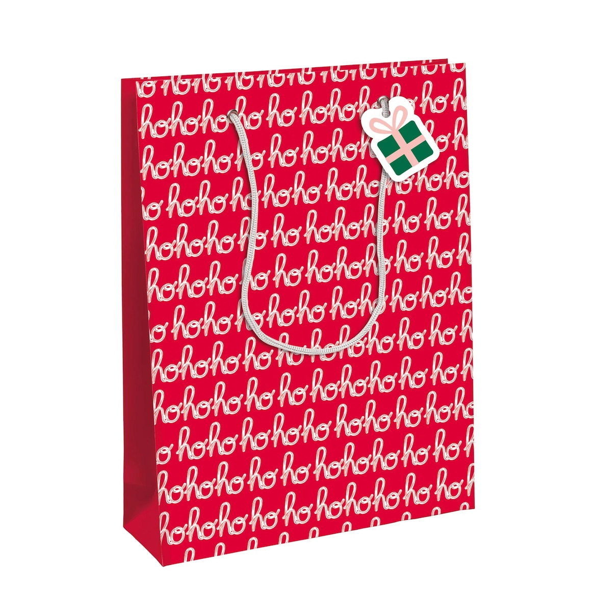 Clairefontaine 6x Geschenktasche L, Hohoho 26,5x14x33 cm - Rot X-30879-2C
