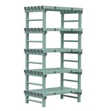 thumbnail of Estantería europea con 5 baldas de plástico 1000x600x1850mm