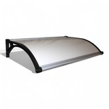 thumbnail of Pensilina tettoia bianca con illuminazione led e pannello solare per autoricarica Torradora - 100x120 cm Trasparente