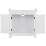 thumbnail of FineBuy Waschbeckenunterschrank FB37103 Unterschrank Weiß 57 cm Badschrank