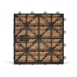 thumbnail of 16er-Set braune Polywood-Klebefliesen - Oviala