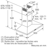 thumbnail of Hotte décorative murale DWQ96DM50