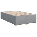 thumbnail of vidaXL Boxspringbett mit Matratze Hellgrau 120x190 cm Stoff