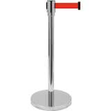 thumbnail of Saro Absperrpfosten mit schwarzem Gurt Komplettsystem