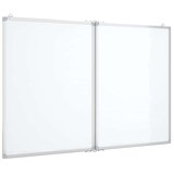 thumbnail of vidaXL Whiteboard magnetisch inklapbaar 120x80x1,7 cm aluminium