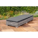 thumbnail of Merxx Multiliege, inkl. Auflage, Stahl/Kunststoffgeflecht, Grau