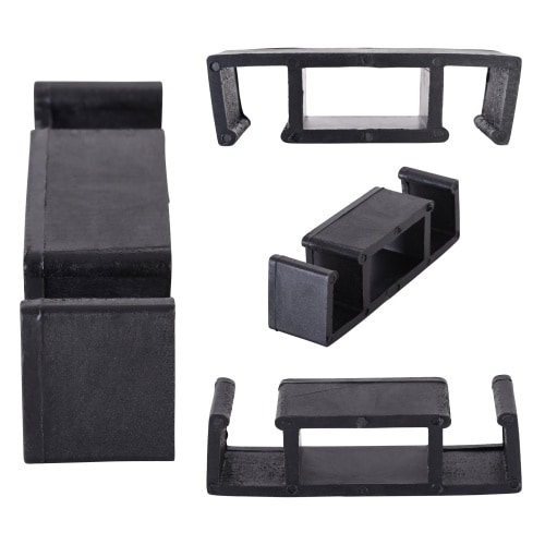 Raburg Verbinder 14er-Set aus Kunststoff in schwarz, passend für Stapelstuhl Vienna (8er-Set)