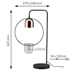 thumbnail of Paulmann Neordic Tischleuchte Fanja GU10   max. 20W Schwarz Kupfer Metall 79746