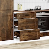 thumbnail of vidaXL Küchenunterschrank Porto Räuchereiche Holzwerkstoff