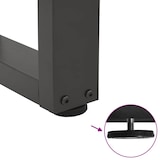 thumbnail of vidaXL Esstisch Beine V-Form 2 Stück Anthrazit 70x(72-73,3) cm Stahl
