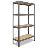 thumbnail of shelfplaza PRO 180x120x30 cm Schwerlastregal in grau mit 4 Böden und 200 kg Traglast pro Boden