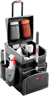 thumbnail of Rubbermaid Quick Cart M | Kompakter robuster wendiger Reinigungstrolley | HxBxT 53,3x36x3x42cm | Anthrazit von PROREGAL